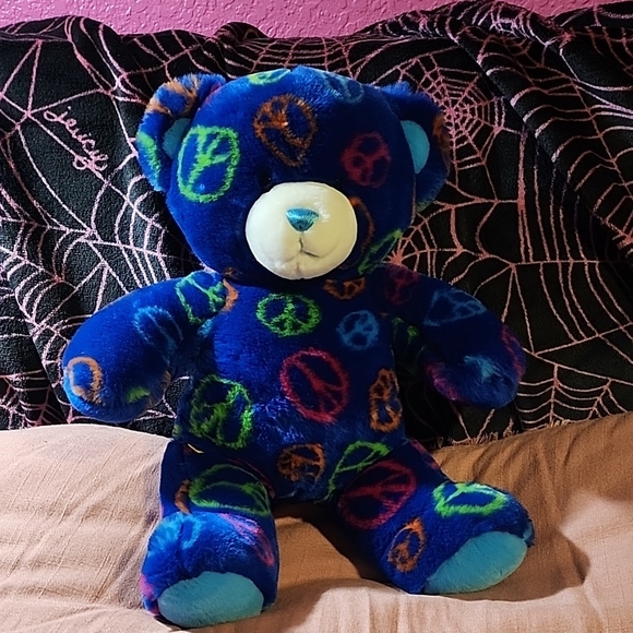 Colorful Peace Sign Build A Bear - Picture 1 of 1